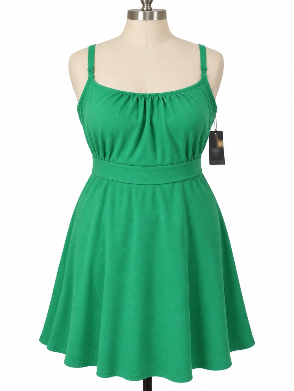 Torrid NWT Size 4 4X 26 Green Mini Foxy Skater Tank Dress